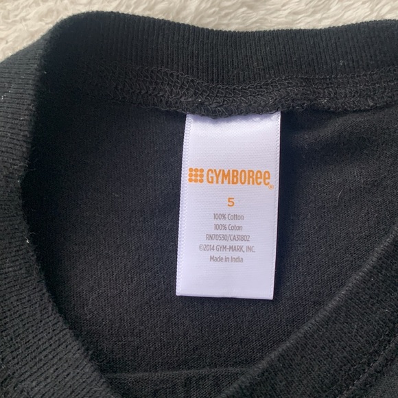 Gymboree 5 Black Gaming Santa Shirt EUC Holiday Christmas Top - Picture 4 of 7